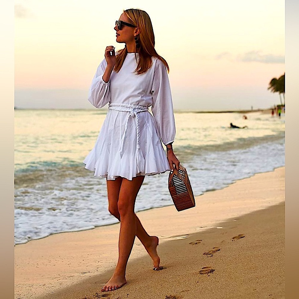 RHODE Ella Belted Dress From Anthropologie